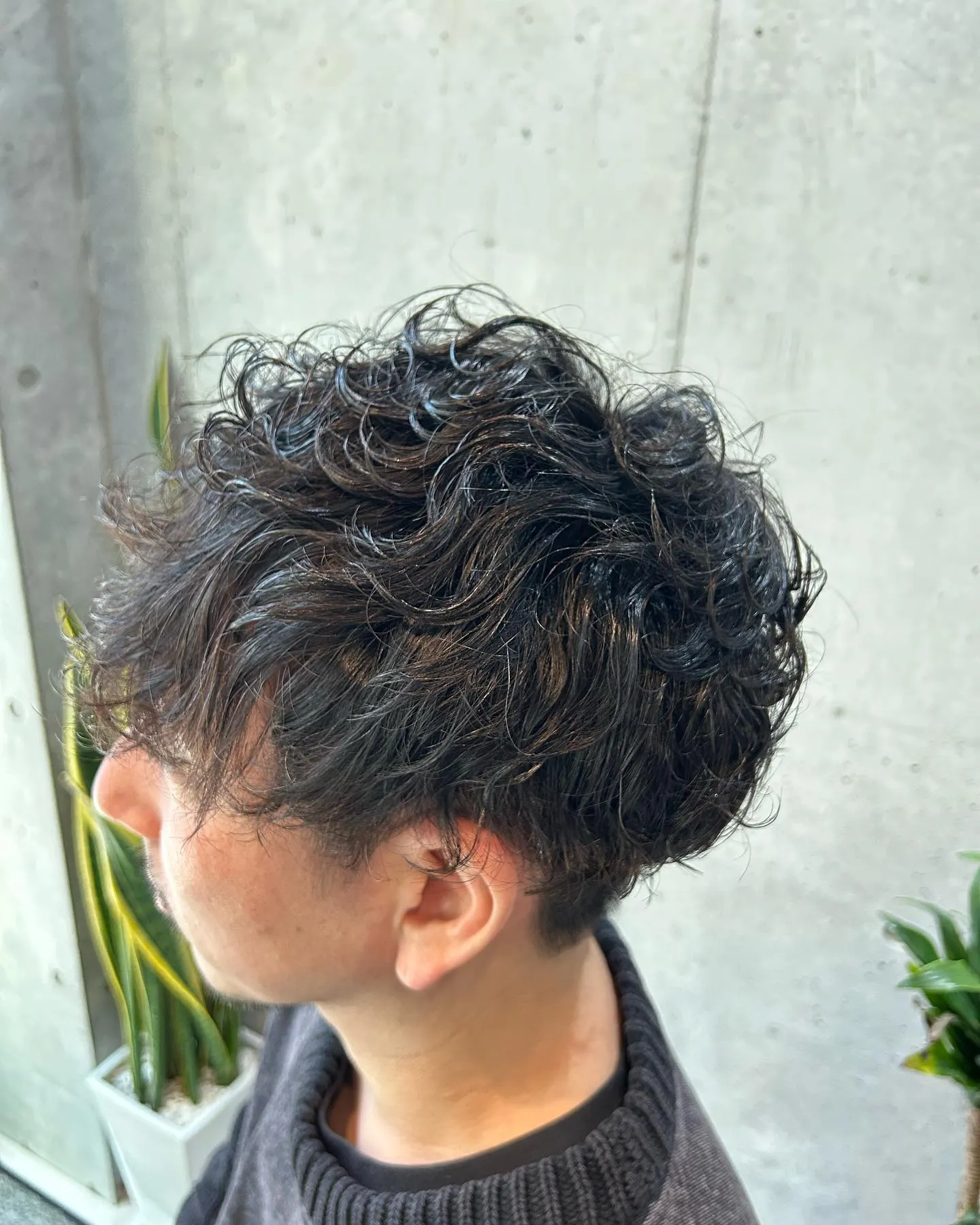 「波巻きパーマ」