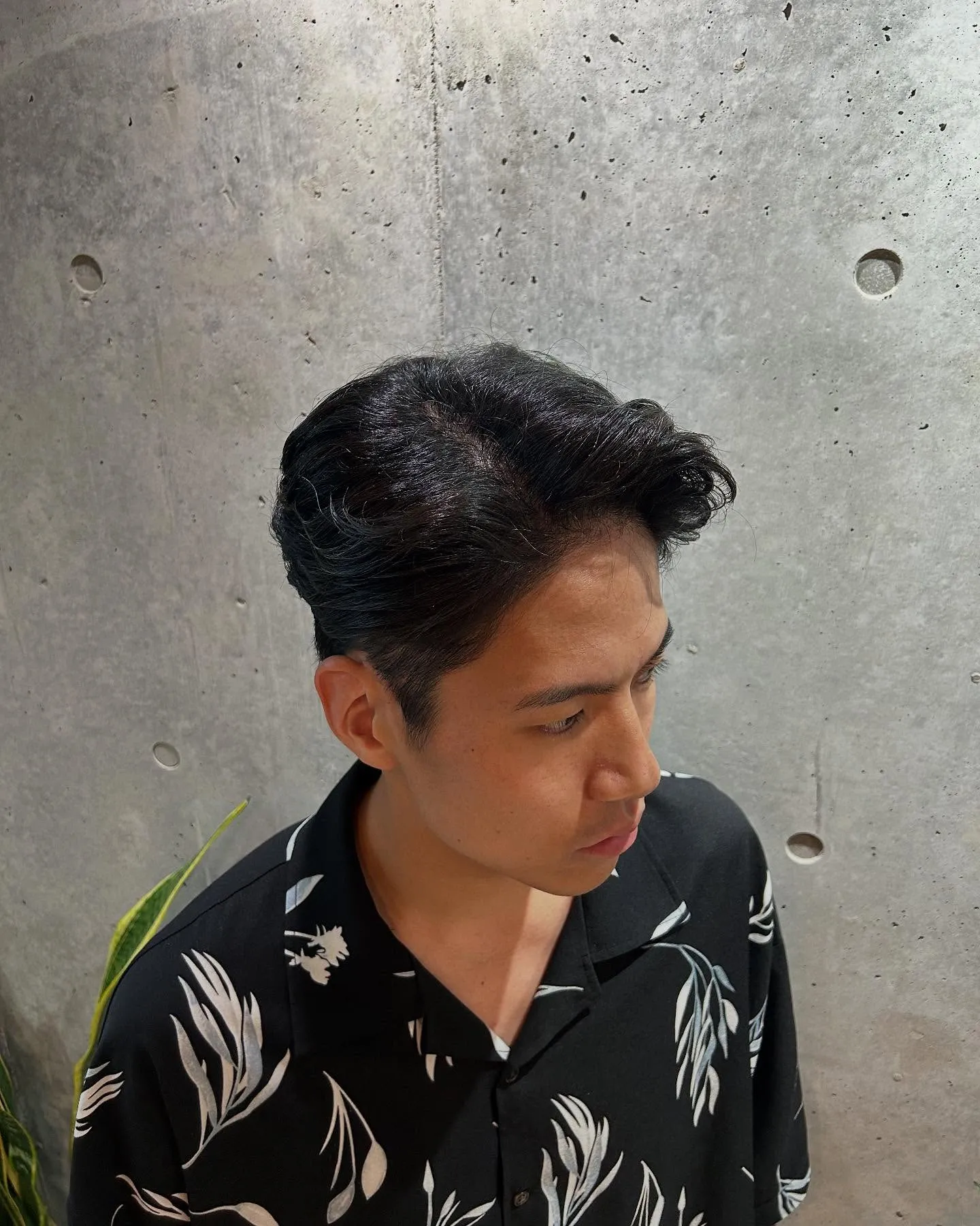 「フェザーパーマ風」