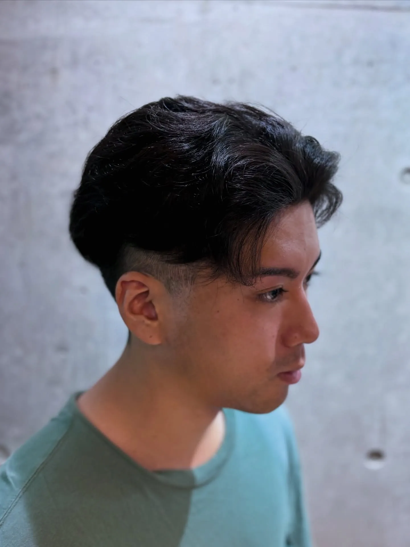 「目指せマンバンヘア！に向けてのツーブロセンターパート」