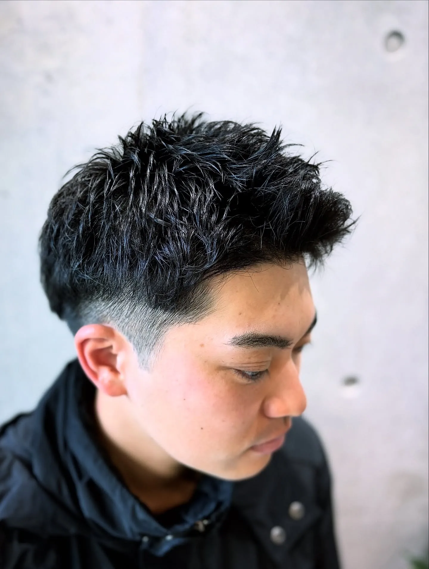 「パーマアフターカットツーブロック」