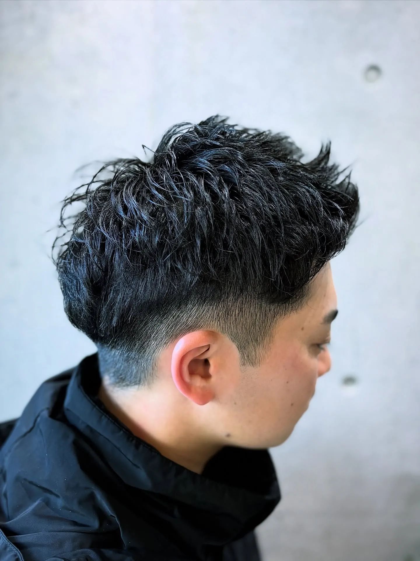 「パーマアフターカットツーブロック」