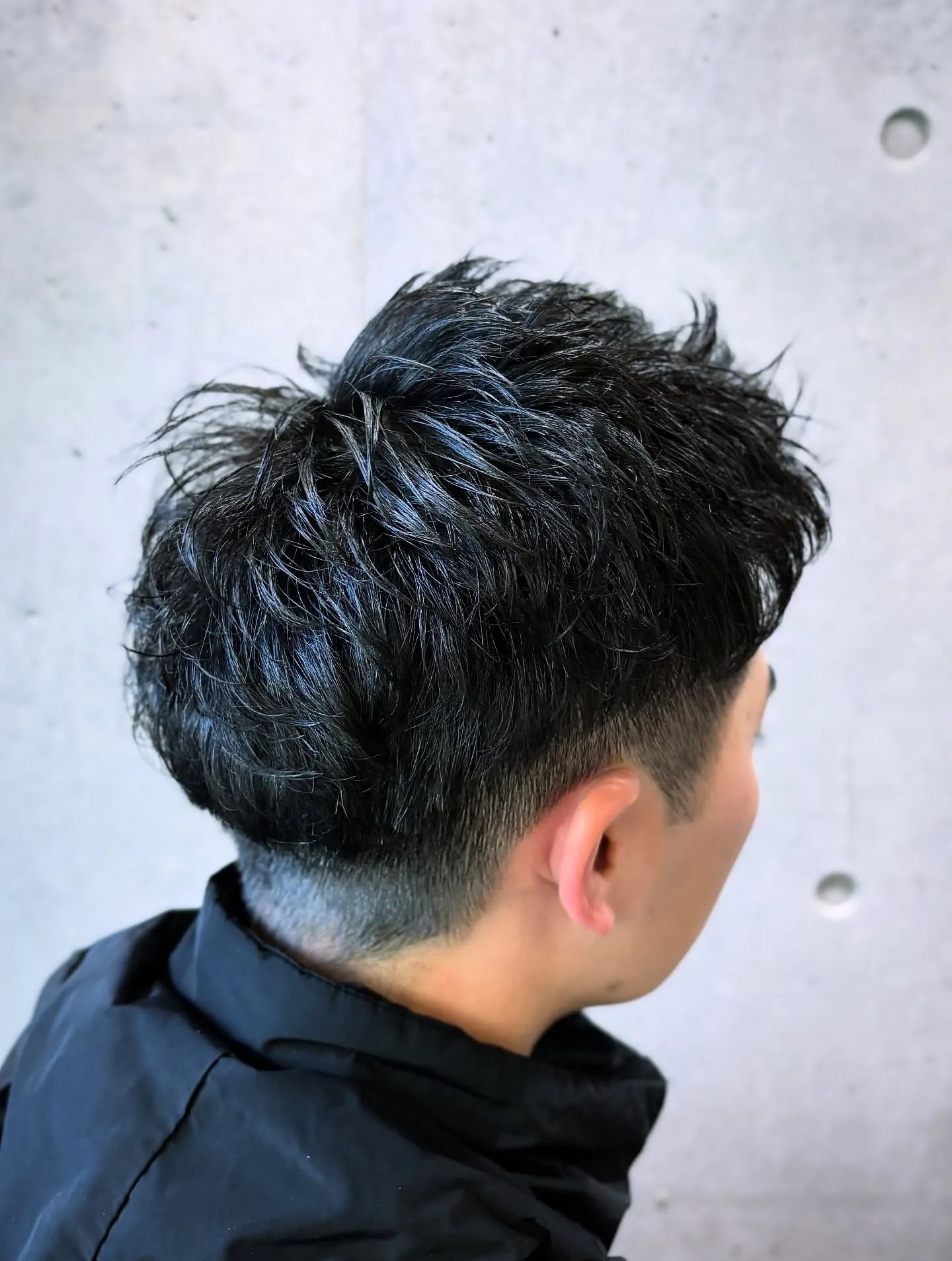 「パーマアフターカットツーブロック」