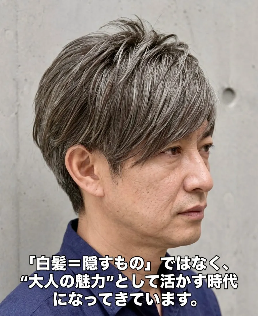 “大人の色気 グレージュショート”
