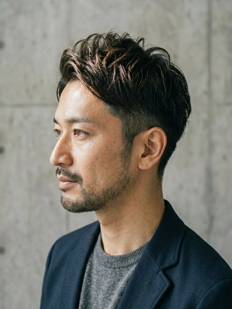 40代モテ髪！【アップバングエグゼクティブショート】