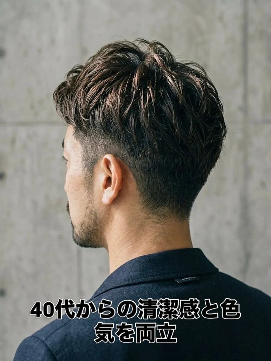40代モテ髪！【アップバングエグゼクティブショート】